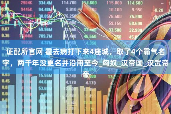 证配所官网 霍去病打下来4座城，取了4个霸气名字，两千年没更名并沿用至今_匈奴_汉帝国_汉武帝